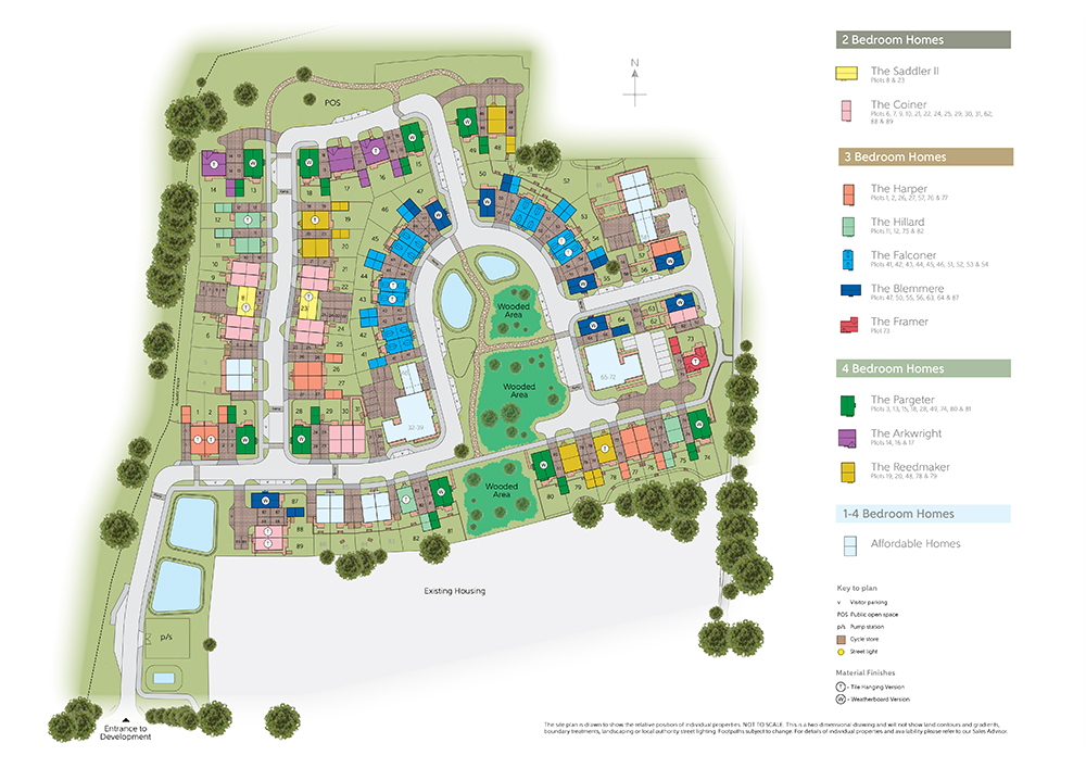Highwoods View site plan